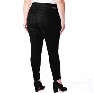 Jag Maria‎ Legging Black Velvet Stretch Pull On